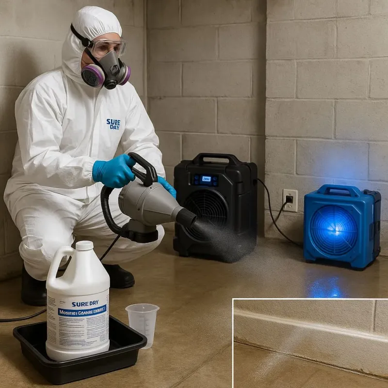 Sanitization and Odor Removal process in Columbia City, OR